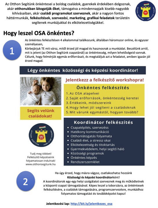 Légy önkéntes - általános tájékoztató a felkészítésről