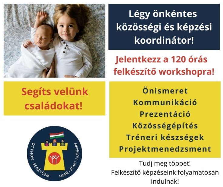 Légy közösségi és képzési koordinátor